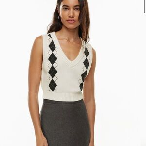 Aritzia Sunday Best Cream Knit Sweater